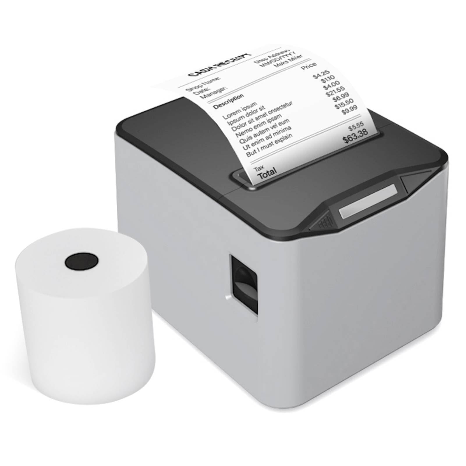 Produktbild von Bisofice 58mm Bluetooth-Bondrucker – Mobiler Thermodrucker Mit USB, ESC/POS, 90mm/s, 203dpi – Für Android & Windows, Kompatibel Mit Loyverse, IREAP, CasierStock