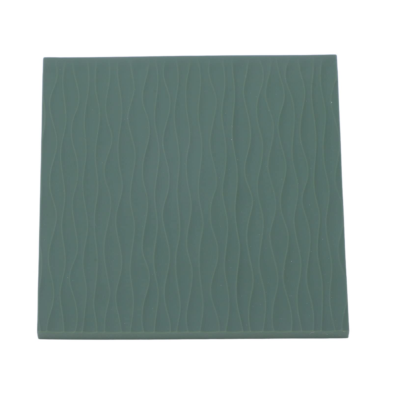 Tapete de silicona para café, compactador de café de acero inoxidable con compactador de de 58 mm, protección perfecta para el hogar, cocina, accesorios para hacer café (Verde)