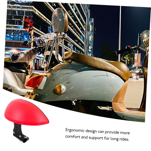 SOESFOUFU 電動自転車用ユニバーサルリア背もたれクッション 耐久アイアン構造 快適サポート 座面交換パッド バイク後部用取り付け簡単
