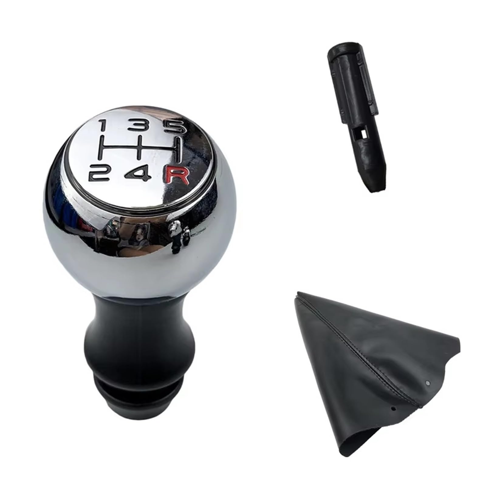 SRVSQTPTVK Power Window Switch Manual Gear Shift Knob PU Gaiter Boot Adapter for Peugeot for 106 206 207 307 308 for C2 C3 C4 C5(K0283)