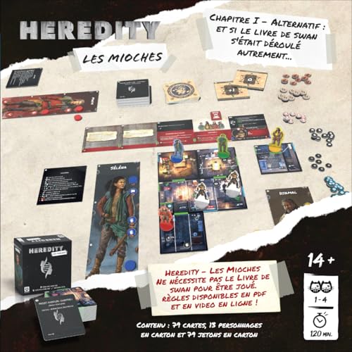 Blackrock Games Heredity Les Mioches, Narrative and Cooperative Board Game, Standalone in the Heredity World - Image 3