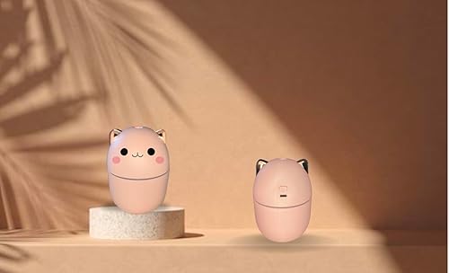 Humidificador USB Cat Cool Mist - Humidificadores para dormitorio, 10.1 fl oz, mini humidificador para coche, escritorio, oficina