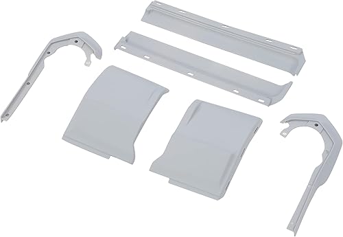 HECASA Juego de rellenos de parachoques delantero compatible con Cadillac Eldorado 1973-1974 pintado gris ABS rellenos de parachoques de plástico