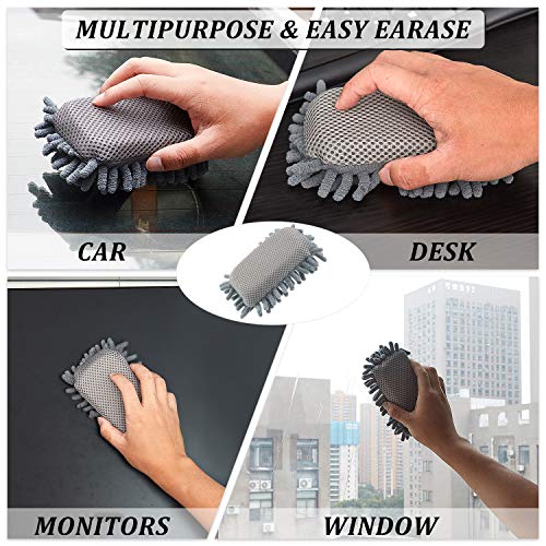 Gomme en microfibre pour tableau blanc lavable et réutilisable pour bureau