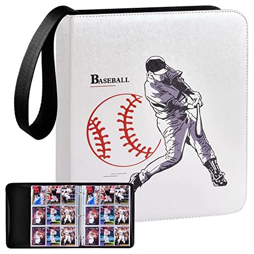 Baseball Card Binder Holder Album Sleeves Book Compatible with Topps 2021, 720 Pocket Sports Cards Storage Display Case Protectors Folder with 40 Pages Fit for Football/PM/Trading Card (Box Only)