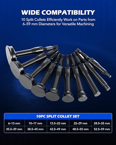 Image of Orion Motor Tech Blind Hole Collet Bearing Race and Seal Puller Extractor Kit, Slide Hammer Pilot Insert Inner Internal Bearing Removal Tool Set, 16PCS