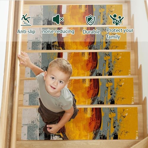 Tapis de marche escalier antidérapant pour maison sûre et calme