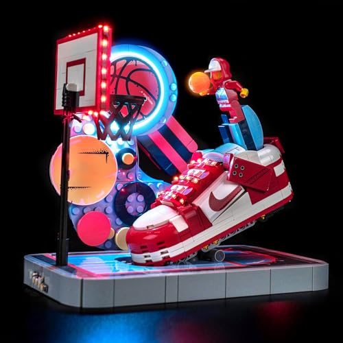 LocoLee Led Light Set Compatible with Lego 43021 Nike Dunk Trickshot