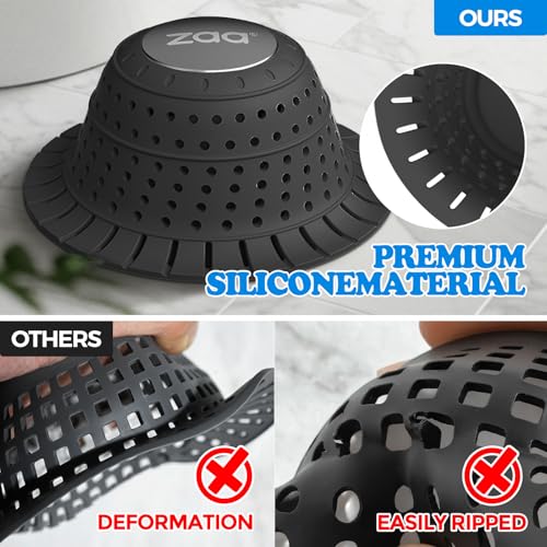 Image of zaa Shower Drain Hair Catcher Bathtub Drain Cover Strainer Protector