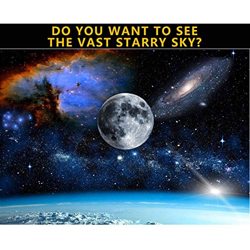 Telescópio monocular vxiong, telescópio para iniciantes, grande angular, ótimo para explorar o espaç