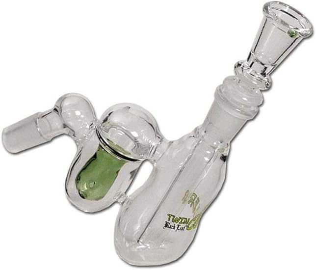 Black Leaf Bong Accessories Precooler, Ash Catcher with Percolator