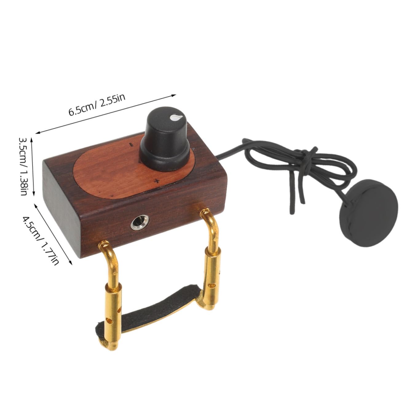 BESTonZON Akustyczny Mikrofon Do Skrzypiec bez Wiercenia Wzmacniacz Dźwięku dla Gitary Mandoliny Banjo i Ukulele Przenośny Pickup Do Scenicznych Występów i Nagrań