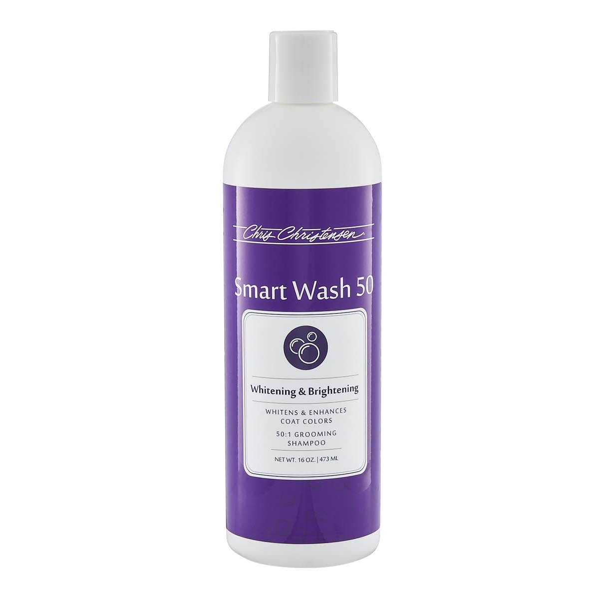 Chris Christensen SmartWash50 Whitening & Brightening Ultra Concentrated Dog Shampoo, Makes up to 50 Bottles, Groom Like a Professional, Lavender