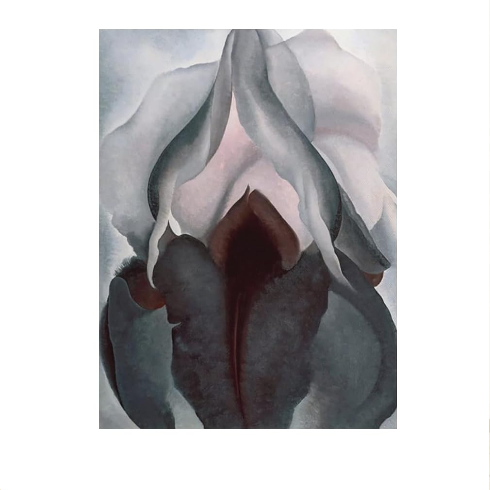 SSLDP LFHLI Georgia O'Keeffe Poster Artwork Exhibition Wall Art Georgia O'Keeffe Canvas Painting And Prints Home Room Decor Picture 50x70cm No Frame