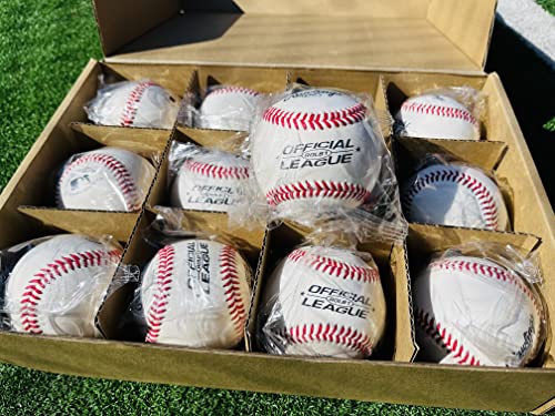 Rawlings | Official League Baseballs | Competition Grade | ROLB1 | Youth/14U | Game/Practice Use | 12 Count, White - image 5