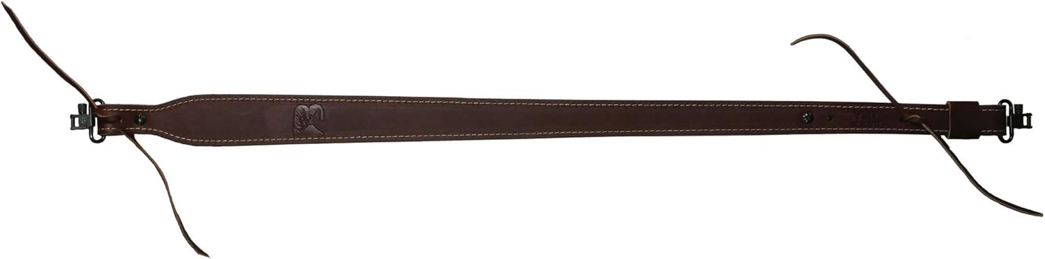 Narrow Cherry Brown Rifle Sling