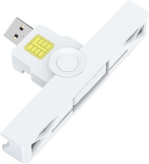 USB C CAC Reader, Common Access CAC Credit Card Reader, Portable CAC Reader USB C for CAC Chip Card, Health, Government ID, IC Bank, Credit Card Kumprohu