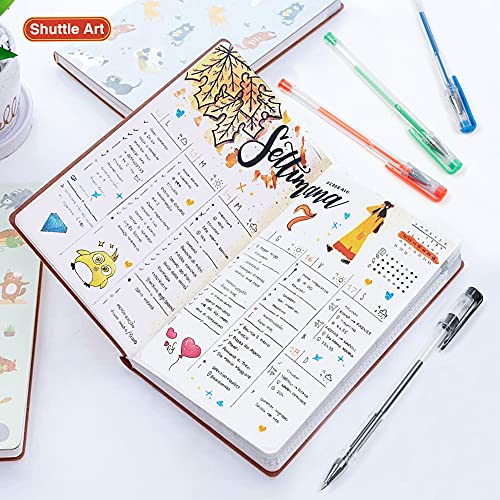 360-Pack-Gel-Pens-Set-Shuttle-Art-180-Colors-Gel-Pen-Set-Plus-180-Color-Refills-Perfect-for-Adult-Coloring-Books-Doodling-Drawing-Art-Markers