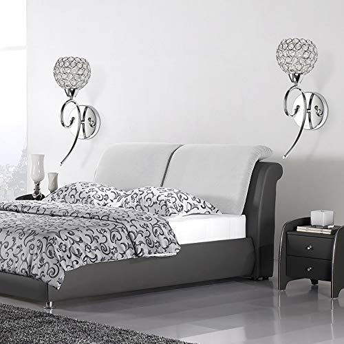 Aplique de pared de cristal minimalista para pasillo y dormitorio moderno 6