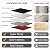 STICKGOO Arabesque Peel and Stick Backsplash Tile, Stick on Backsplash for Kitchen and Bathroom, Black Metal and Composite Mosaic Tiles (10 Sheets)
