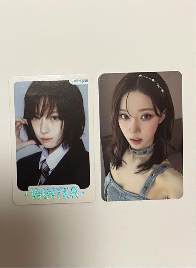 Amazon.co.jp: aespa WINTER Winter Trading Card Set of 2 Spicy MD