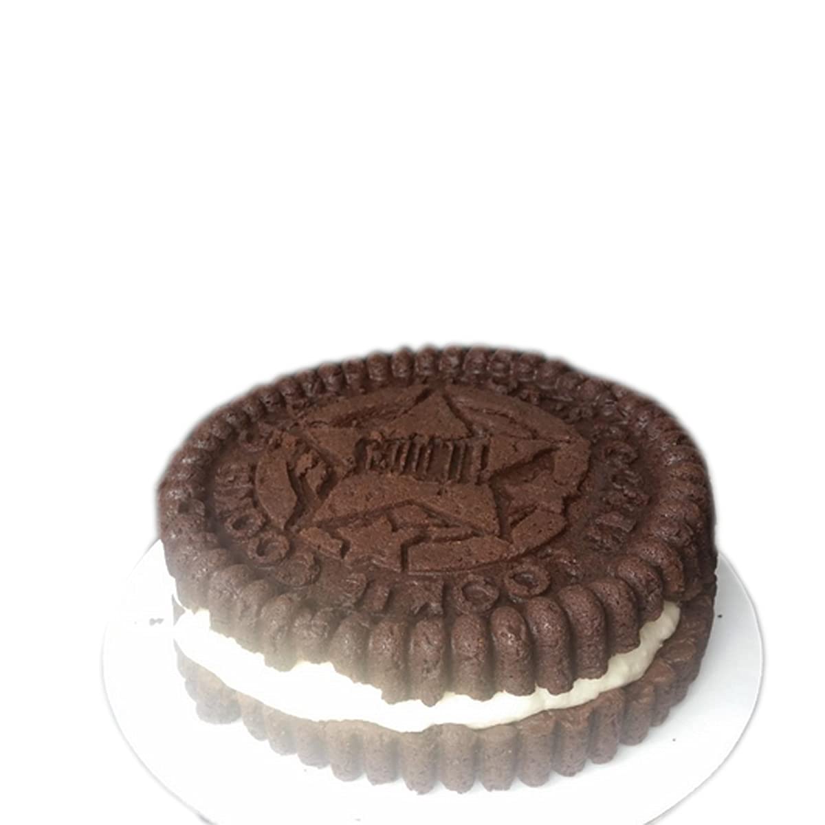 XHaibei Giant Sandwich Oreo Cookie Cake Pan 7.5inch Rock Star Baking