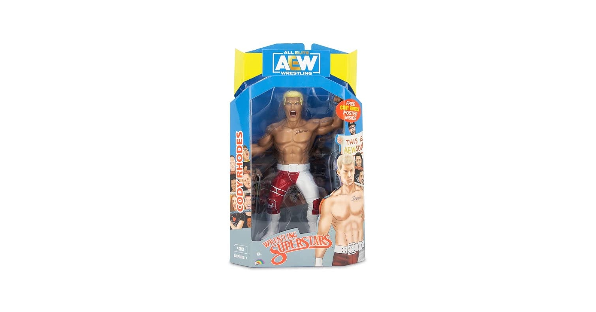 AEWフィギュア　コーディ・ローデス　セット Amazon.com: All Elite Wrestling AEW Cody Rhodes UNRIVALED