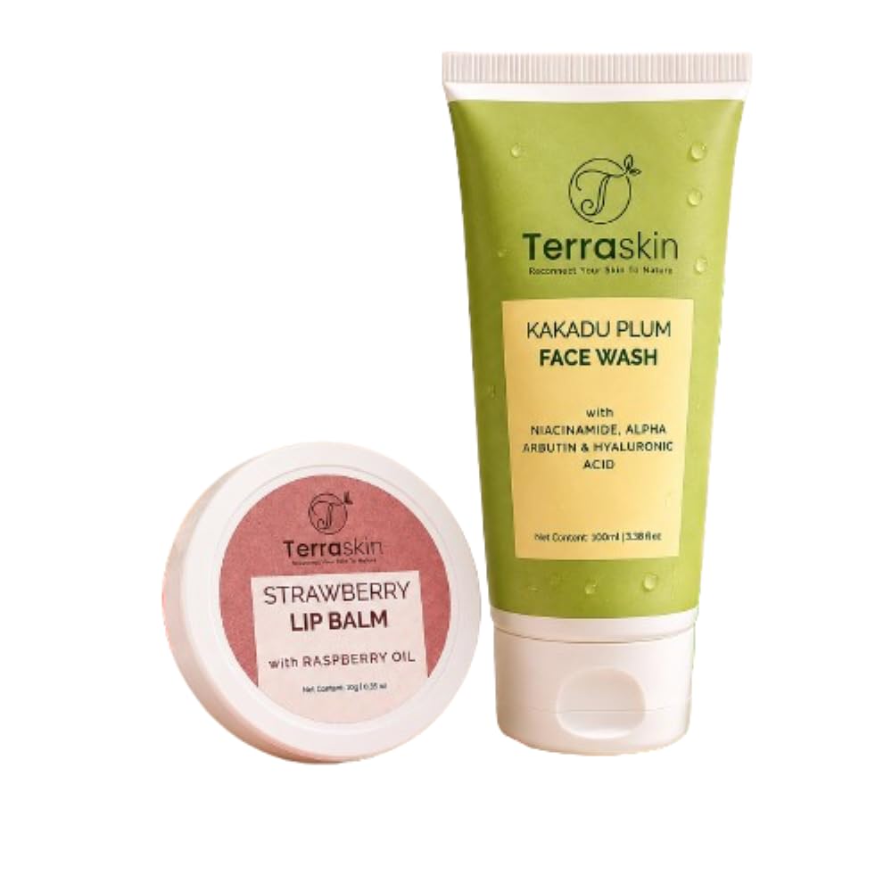 Perfect Skincare Combo | Kakadu Plum Face Wash 100ml with Niacinamide & Hyaluronic Acid and Strawberry Lip Balm 10g with Raspberry Oil | Daily Face Cleansing & Lip Care Duo-image-20