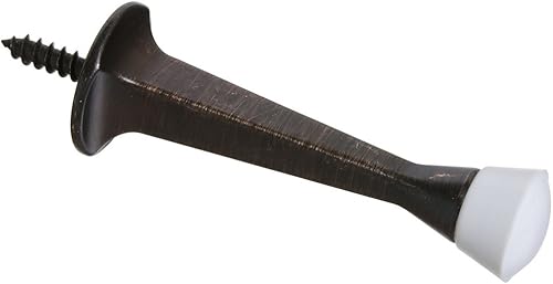 National Hardware N335-166 243 Topes de puerta rígidos en bronce antiguo, 3"