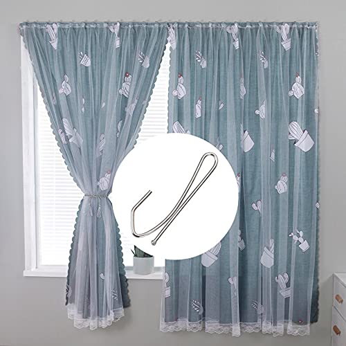 Ganchos de cortina S de acero inoxidable para renovar el salón y proteger la ducha del óxido 7