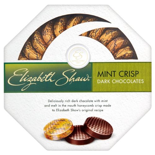 Sweet 10 Elizabeth Shaw Dark Mint Crisp Chocolates 4X175G