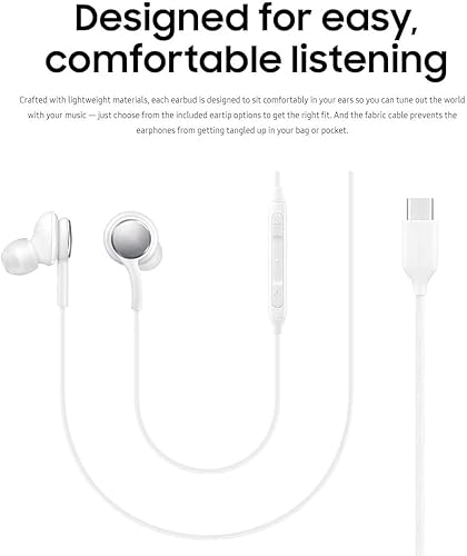 Miniatura 2 de UrbanX Auriculares estéreo 2021 para Samsung Galaxy S22 S21 Ultra 5G, Galaxy S20 FE, Galaxy A33 5G, A53 5G, M52, M53, A73 5G, Note 10, Note 10+ con