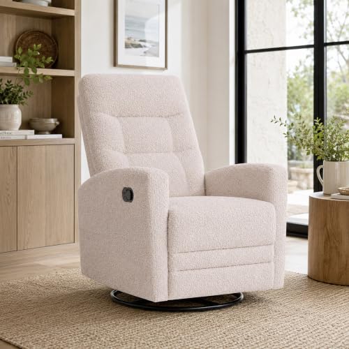 Image of Dream On Me Chatham Deluxe Nursery Glider Recliner, Amazon Exclusive, Ballet Pink