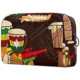 Diseño de apertura: esta bolsa tiene un bolsillo grande, sin bolsillos internos y puede contener lápices labiales, huevos de maquillaje, pinceles de maquillaje, perfumes, sombras de ojos y otros productos de belleza.