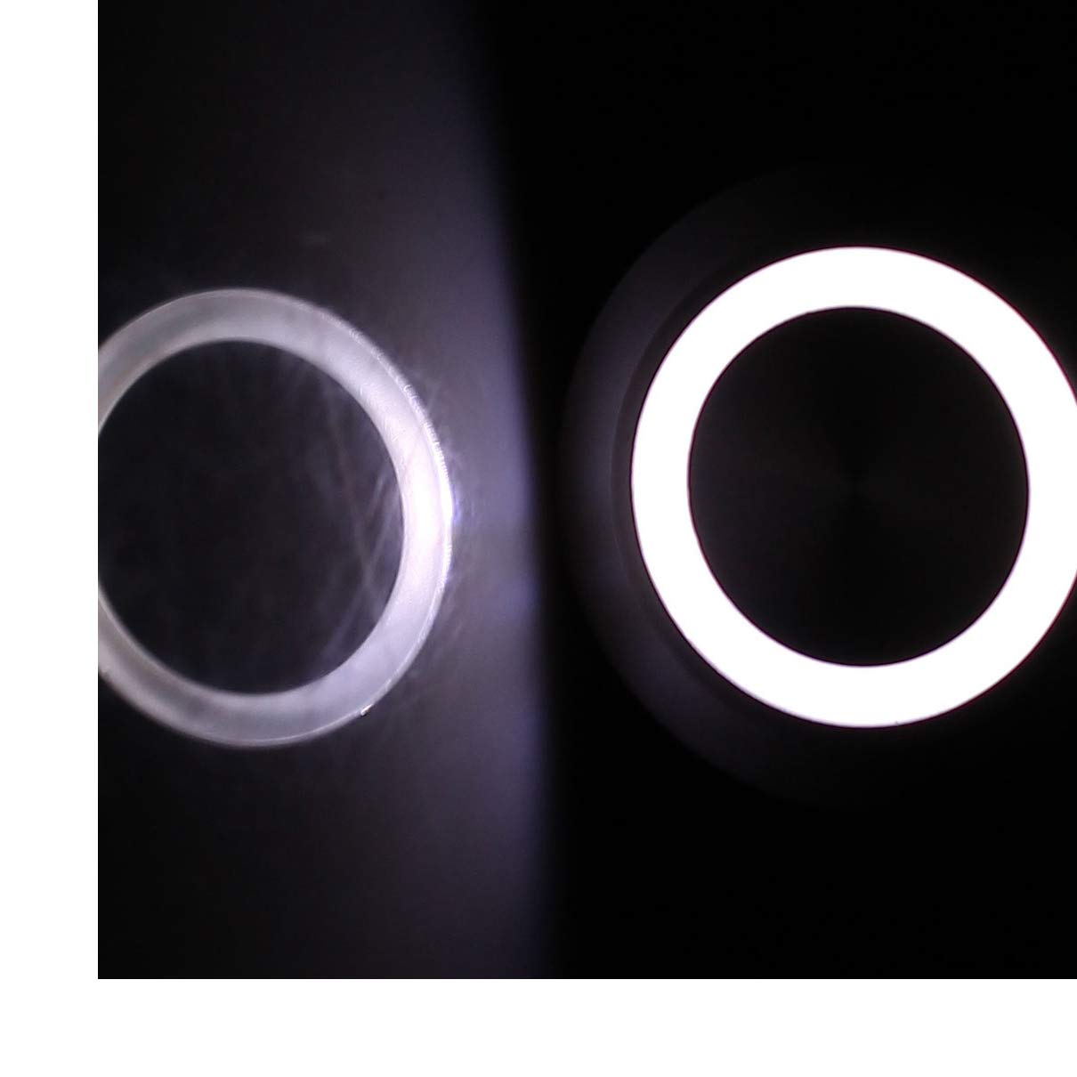 Aexit DC 12V Switches White LED Light 25mm Mounted Dia DPST NO/NC Push Foot Switches Button Switch