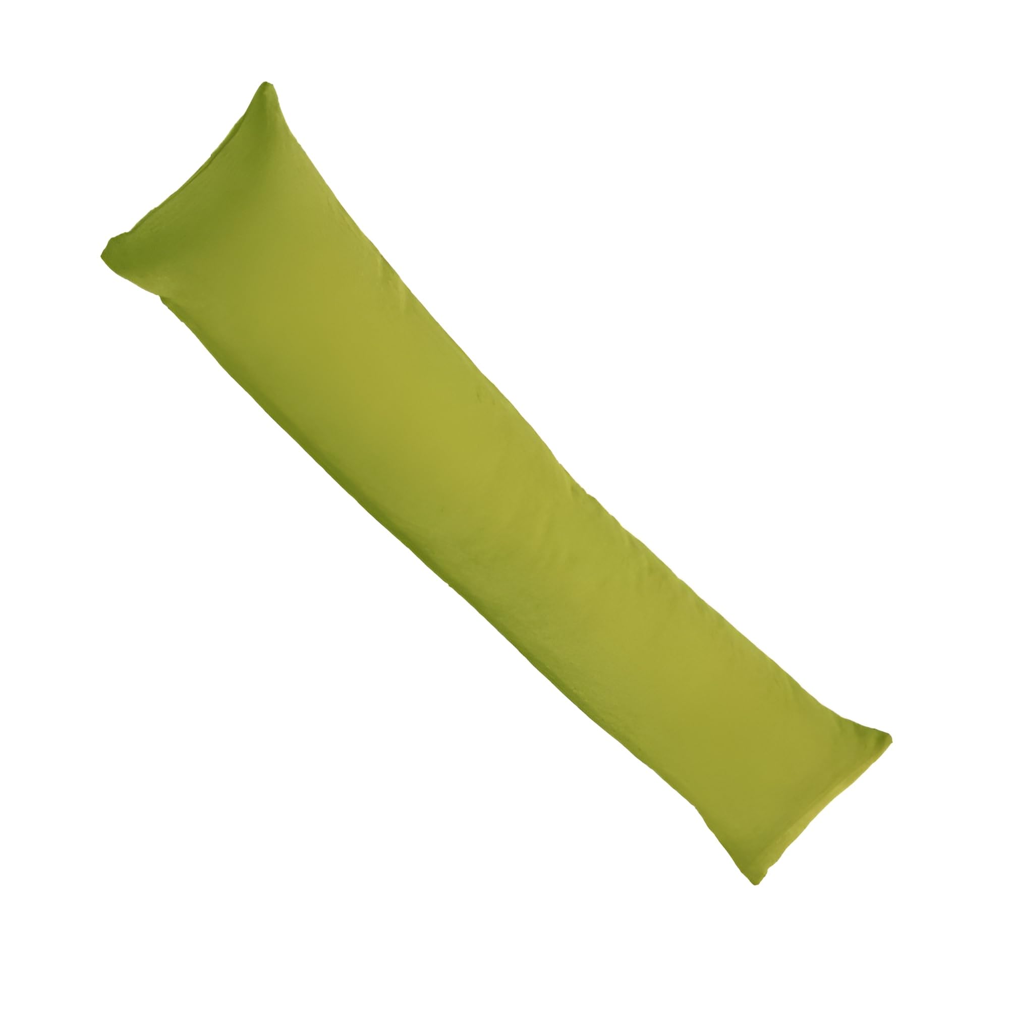 Nod off Plain Fabric Draft Excluder for Doors, Decorative Door or Window Draft Guard – Energy Saver (Green, Set of 2)