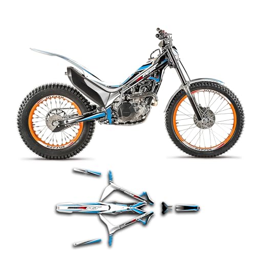 KUNGFU GRAPHICS�i�J���t�[ �O���t�B�b�N�X�j�J�X�^���f�J�[�� �t���L�b�g �r�j�[���X�e�b�J�[�K�� HONDA �z���_ Montesa �����e�b�T Cota 4RT 260R 301RR 2021-2024 �N���C�~���O�o�C�N trials b