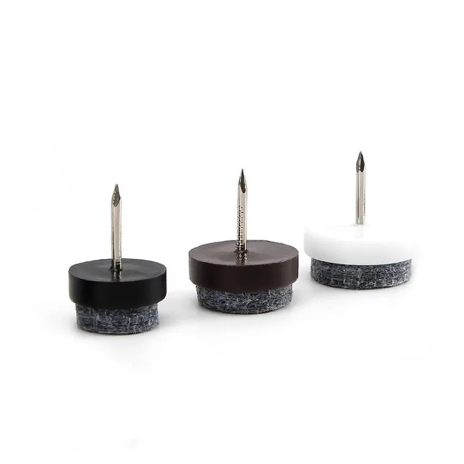 Protectores de suelo para patas de silla, paquete de 30 unidades, almohadillas de fieltro, antideslizantes, protectores de uñas para muebles, mesa de muebles de 14 mm/17 mm/20 mm/22 mm/24 mm/28 mm