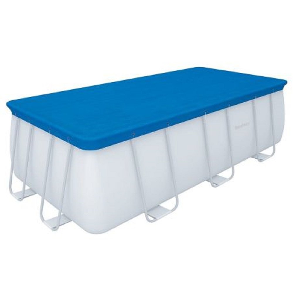 Top Couverture piscine avec châssis Bestway 58472 cm.488 x 244