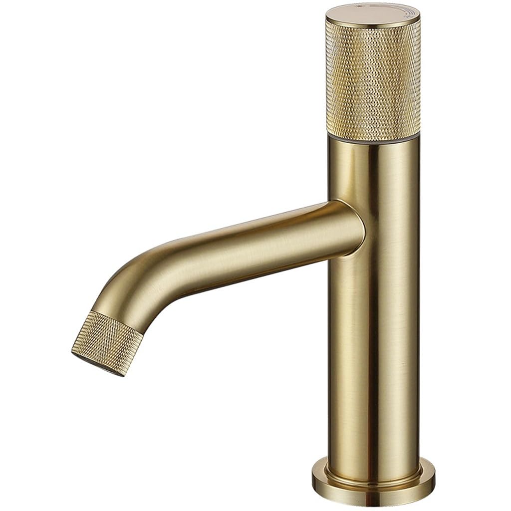 Robinet de lavabo eau froide et chaude monotrou anti-éclaboussures pour rénovation salle de bains