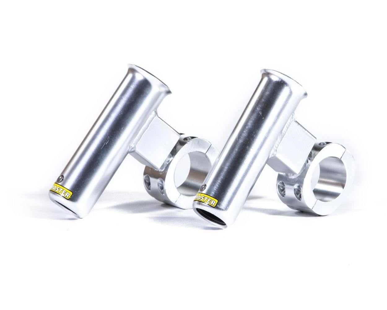 Fishmaster Outrigger Rod Holders (Pair) - Swivel Mount, Clamp Design, Marine Grade Anodized Aluminum