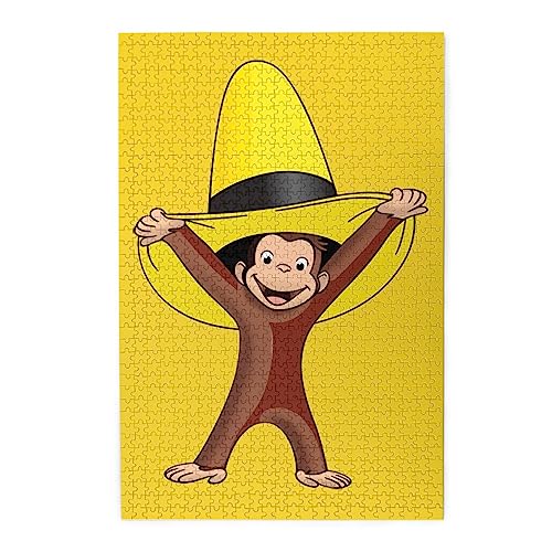 おさるのジョージ ジグソーパズル 1000ピース ギフト プレゼント 誕生日 お祝い (50x75cm)