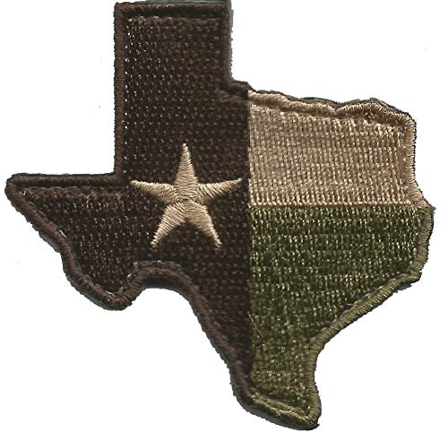 Die-Cut Tactical Texas Patch - Multitan