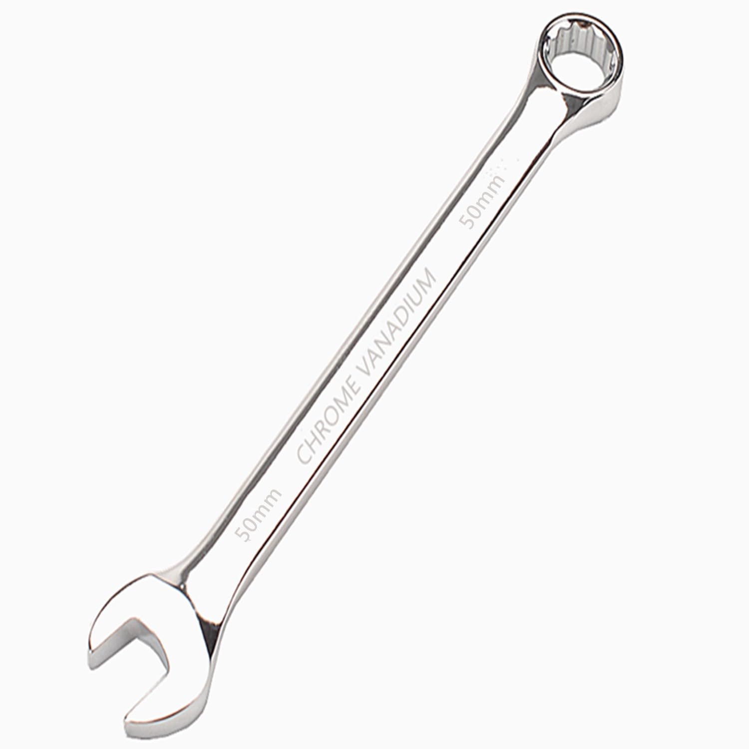 FLZOSPER Metric Wrench Box End Head Combination Wrench Spanner (50mm)