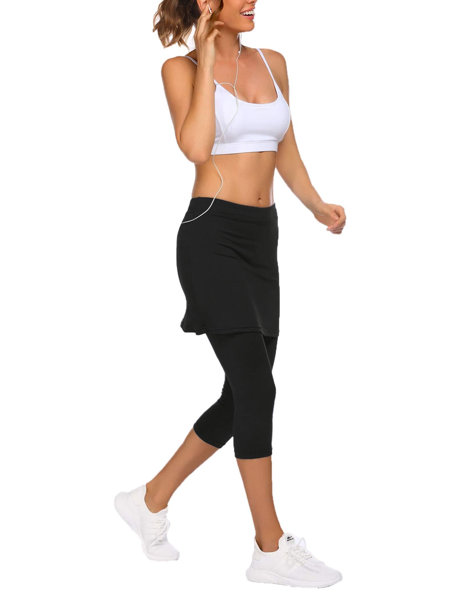 Falda pantalón deportiva para mujer correr tenis leggings con falda