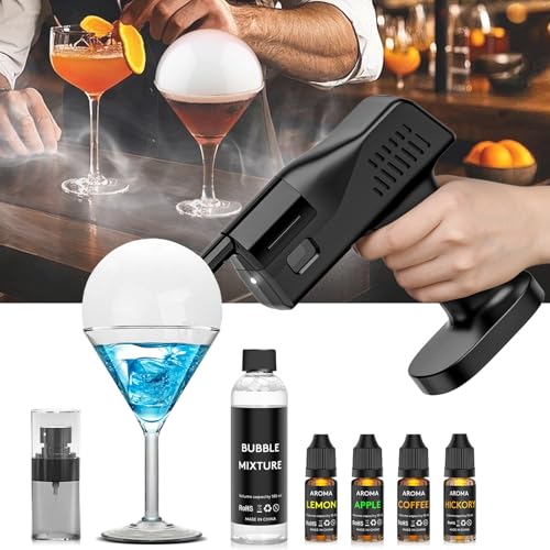 Seihoae Pistola Affumicatore Cocktail Kit, Funzionamento con...