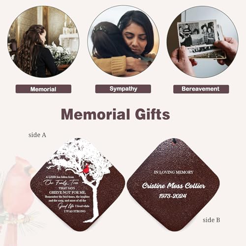 Image of ASTARIN Personalized Memorial Wind Chimes, 28 inch Sympathy Wind Chime for Loss of Loved One, in Memory of Mother Father, Bereavement Commemorative Funera Gift Idea, Bronze