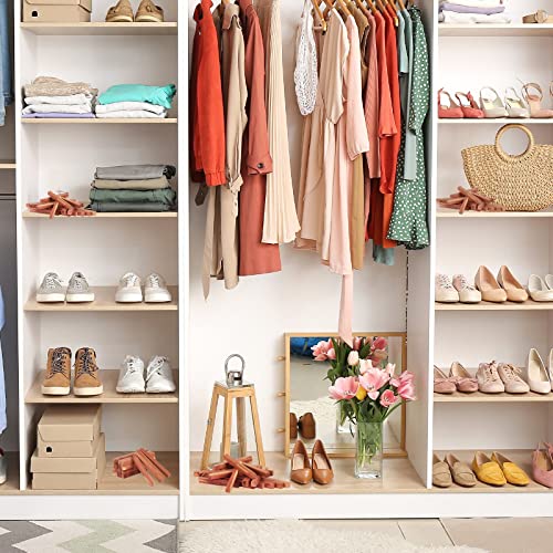 Goldorcle 40Pcs Cedar Blocks For Clothes Storage, 100% Natural Aromatic Red Cedar Blocks For Wardrobe, Cedar Planks For Closets Drawers #TOP5