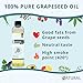 Zatural 100% Pure Cold Pressed Grapeseed Oil – Naturally Grown Virgin, High Smoke Point 450°F+, Non-GMO, Perfect for Cooking Frying Baking, Dressings Marinades & Skincare Hair (8 Fl oz)