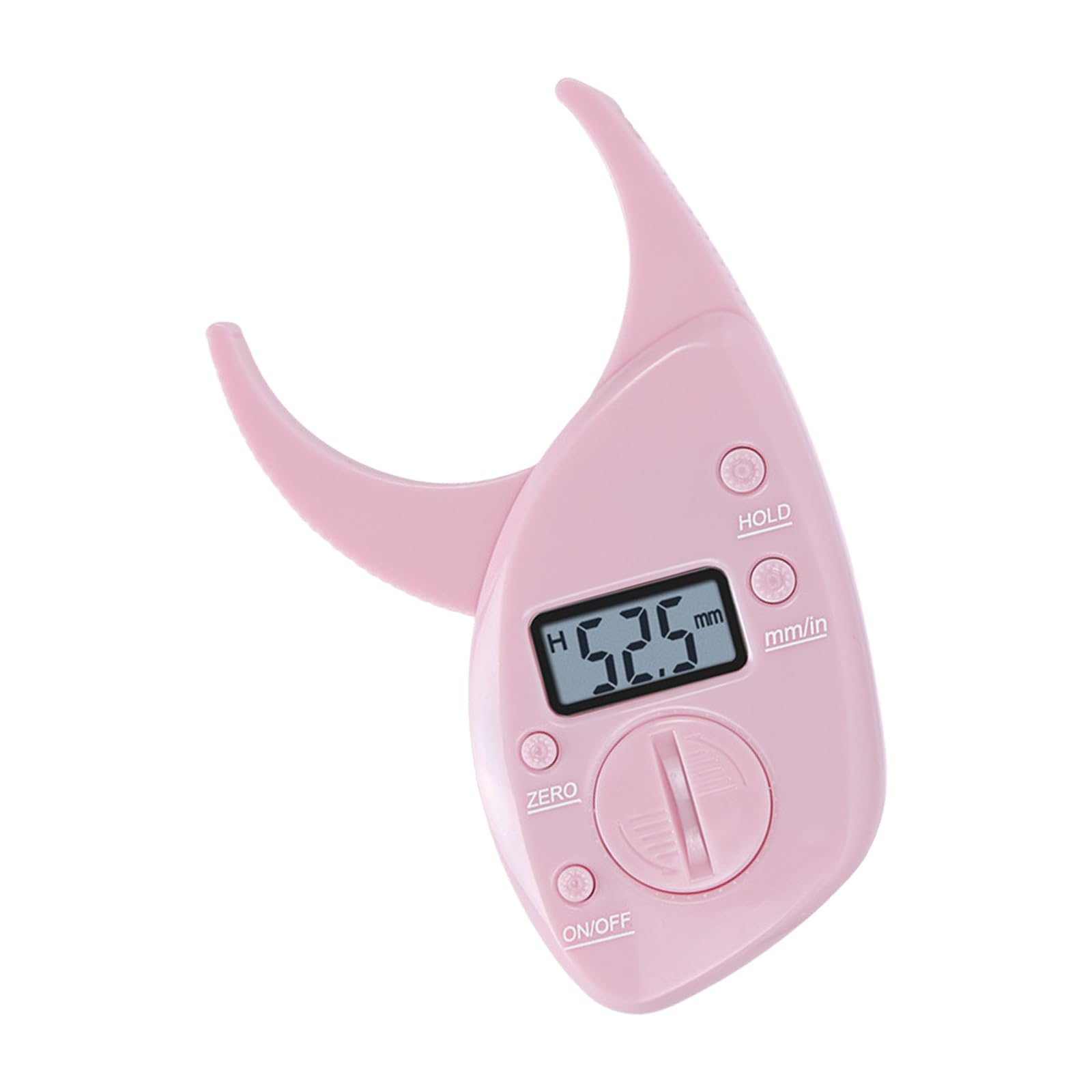 Digital Body Fat Caliper with Ergonomic Design & Easy to Read Display ABS for Accurate Measurement & Health Management